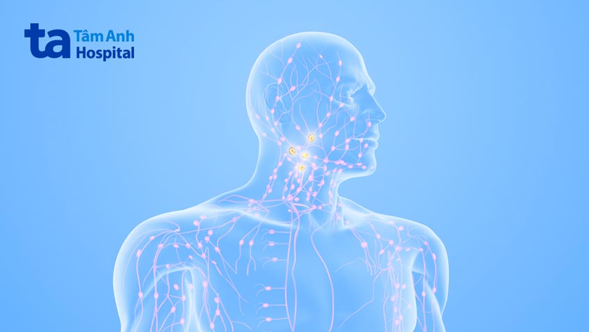 ung thư hạch tế bào b lớn, lan tỏa ở da, lan đến các hạch bạch huyết và các cơ quan nội tạng