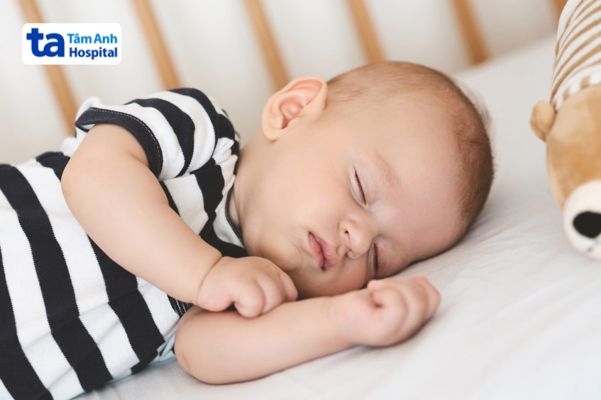 hội chứng đột tử ở trẻ nhũ nhi thường xảy ra khi trẻ đang ngủ
