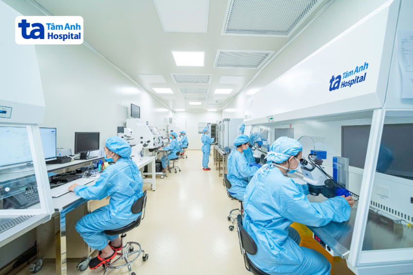 IVF Tâm Anh TP HCM sở hữu hệ thống phòng lab trong lab hiện đại hàng đầu Đông Nam Á