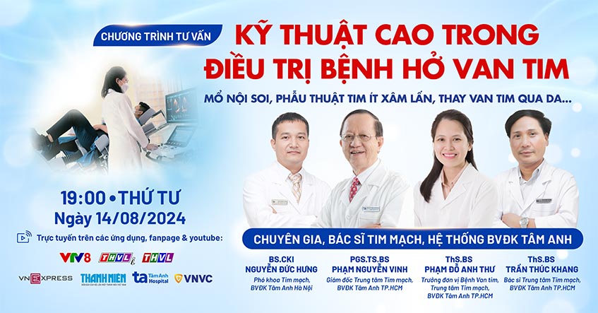 Kỹ thuật cao trong điều trị bệnh hở van tim