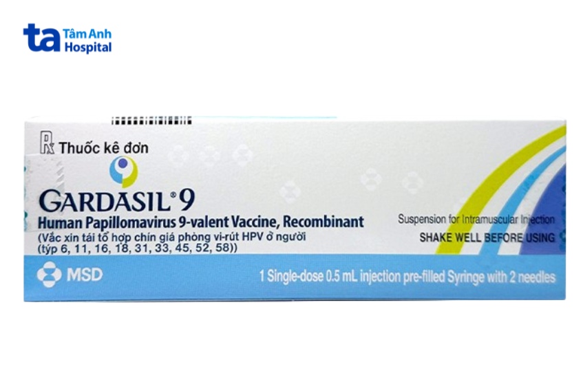 nam giới nên tiêm vaccine gardasil từ 9 - 45 tuổi