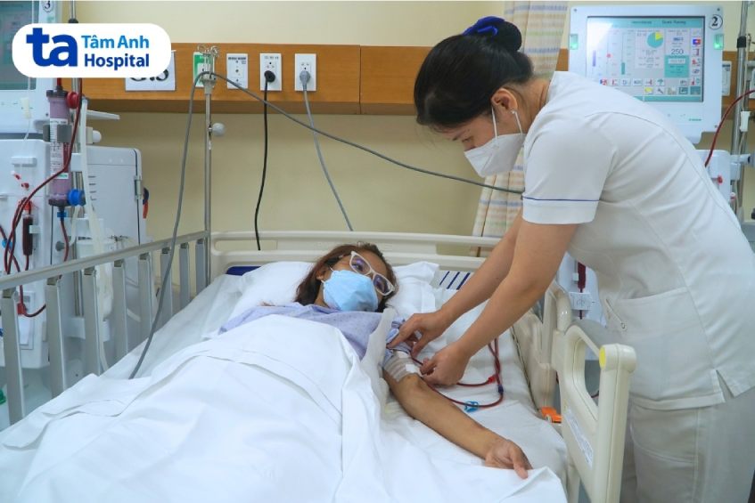 suy thận giai đoạn cuối phải chạy thận nhân tạo