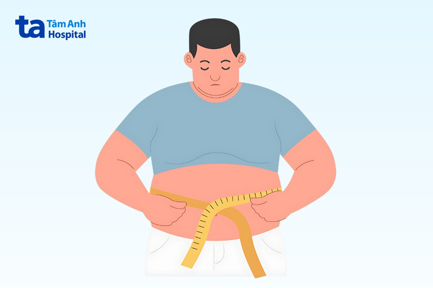 thừa cân béo phì làm tăng nguy cơ mắc suy sinh dục ở nam giới