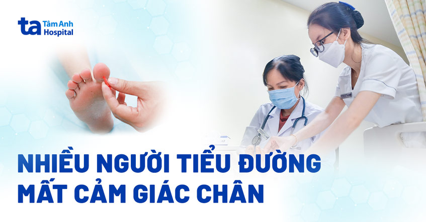 tiểu đường nhiễm trùng, mất cảm giác bàn chân