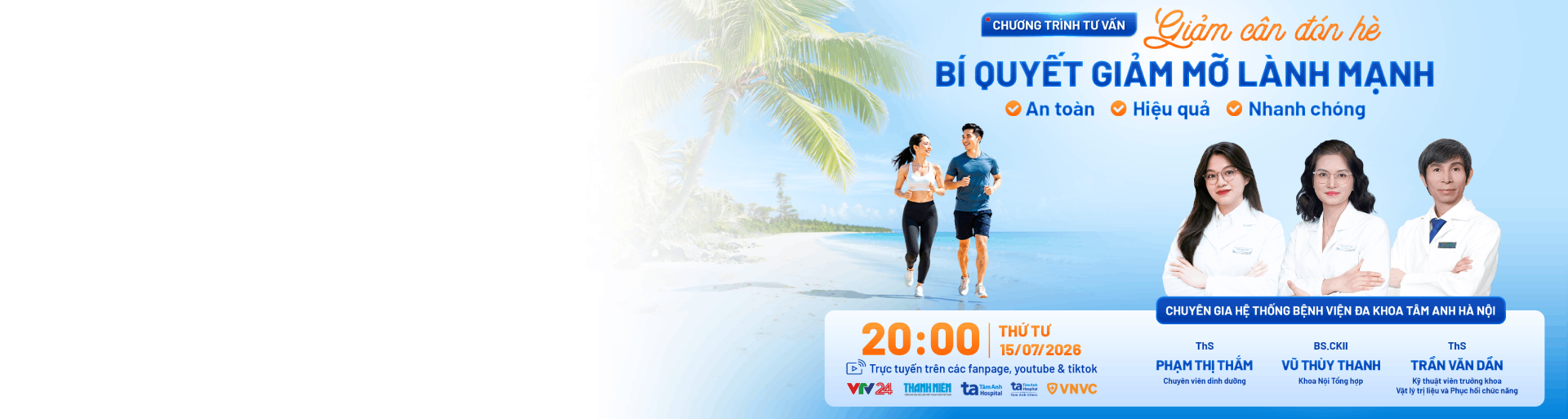 Chương trình tư vấn giảm cân đón hè bí quyết giảm mỡ lành mạnh