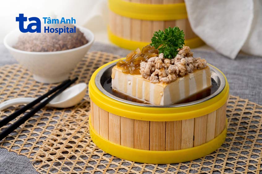bệnh nhân ăn thêm nấm, đậu phụ