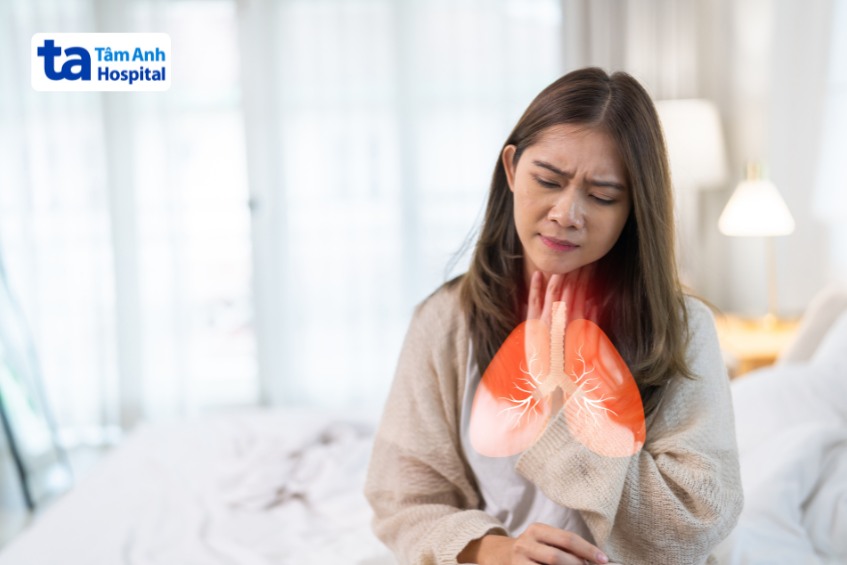 Bệnh viêm phổi có thể làm tổn thương cả hai bên phổi