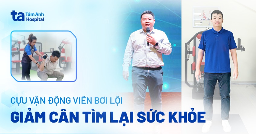 Cựu vận động viên bơi lội giảm cân ngăn bệnh nặng