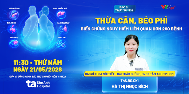 Banner Livestream Kiểm soát cân nặng và Điều trị béo phì