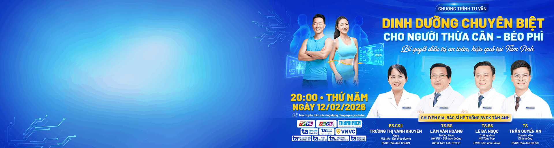 Banner chuyên khoa kiểm soát cân nặng và Điều trị béo phì