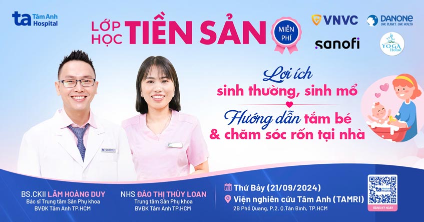 Lớp học tiền sản số 17, 9h00 – 11h00 Thứ 7 (21/09/2024)