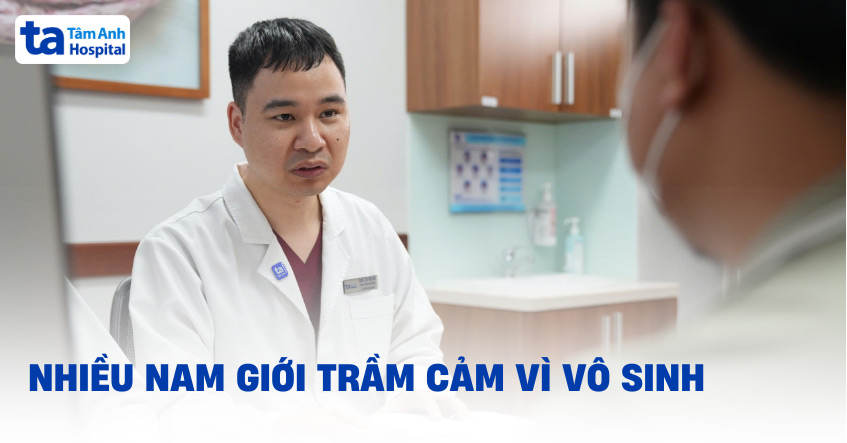 Nhiều nam giới trầm cảm vì vô sinh