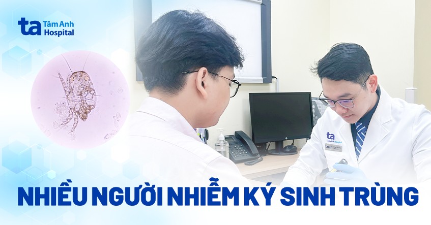 nhiều người nhiễm ký sinh trùng