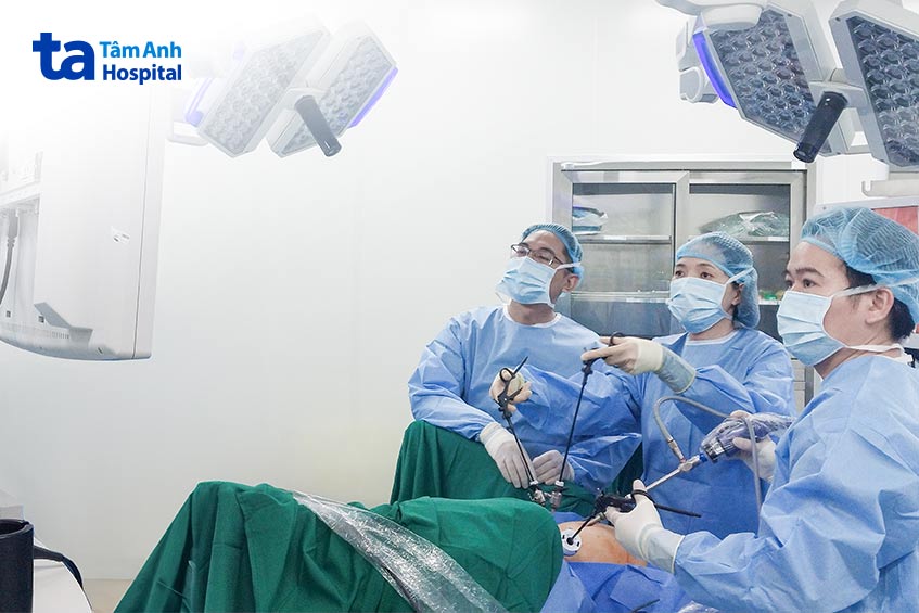 phẫu thuật nội soi điều trị sa bàng quang cho người bệnh