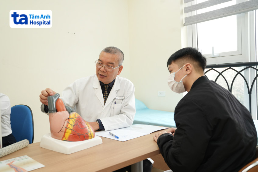 Thăm khám định kỳ cùng bác sĩ để tầm soát các nguy cơ gây đột tử do tim