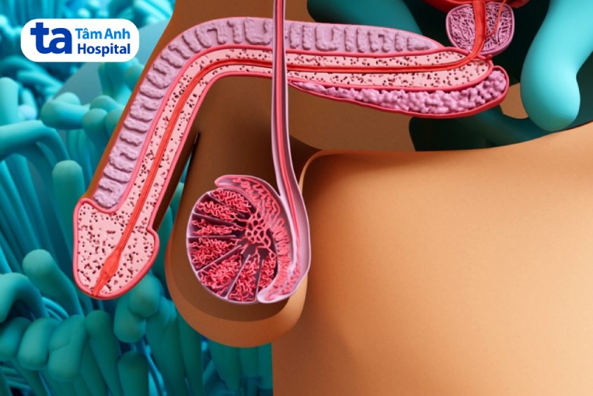 vị trí ống dẫn tinh