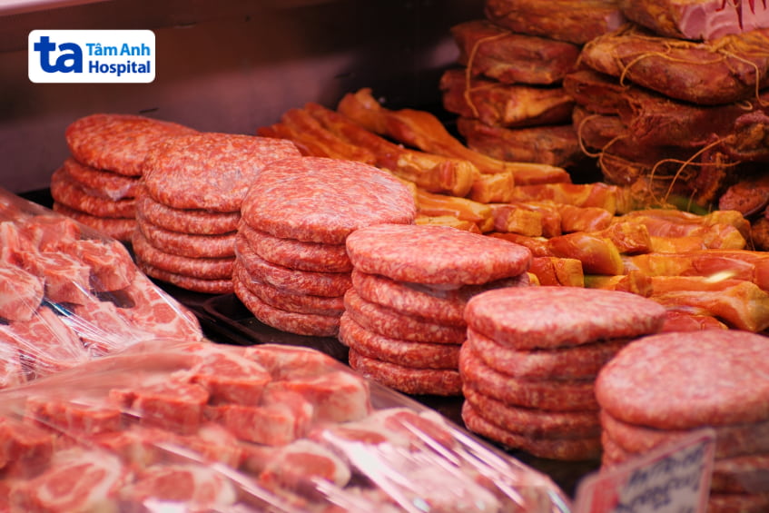 những thức ăn không tốt cho tim mạch, thực phẩm chế biến sẵn