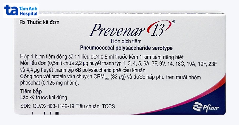 độ tuổi tiêm vắc xin phế cầu prevenar 13