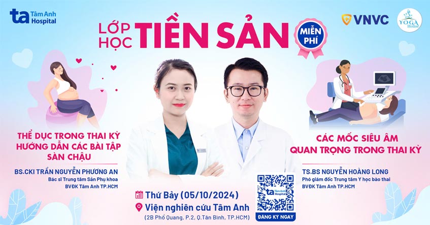 Lớp học tiền sản số 18, 9h00 – 11h00 Thứ 7 (05/10/2024)
