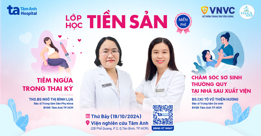 Lớp học tiền sản số 19, 9h00 – 11h00 Thứ 7 (19/10/2024)