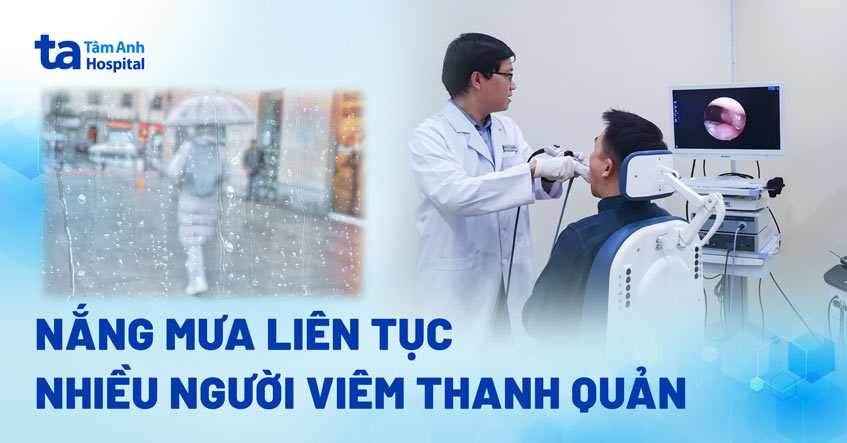 TP.HCM nắng mưa liên tục, nhiều người viêm thanh quản