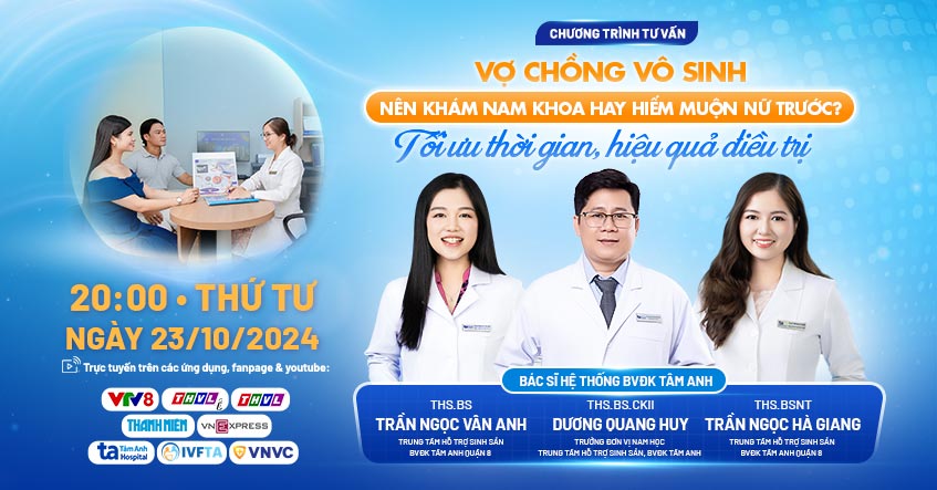 TVTT: Nên khám nam khoa hay hiếm muộn nữ trước để điều trị vô sinh?