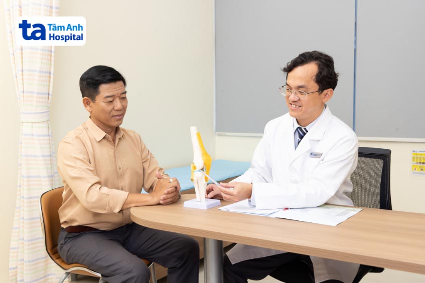 người trung niên có dấu hiệu lão hóa