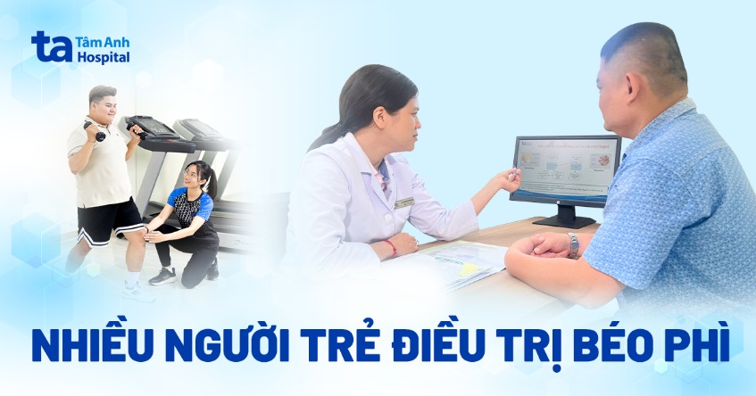 Nhiều người trẻ điều trị béo phì