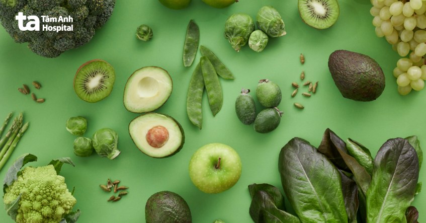 rau củ xanh cung cấp nhiều vitamin