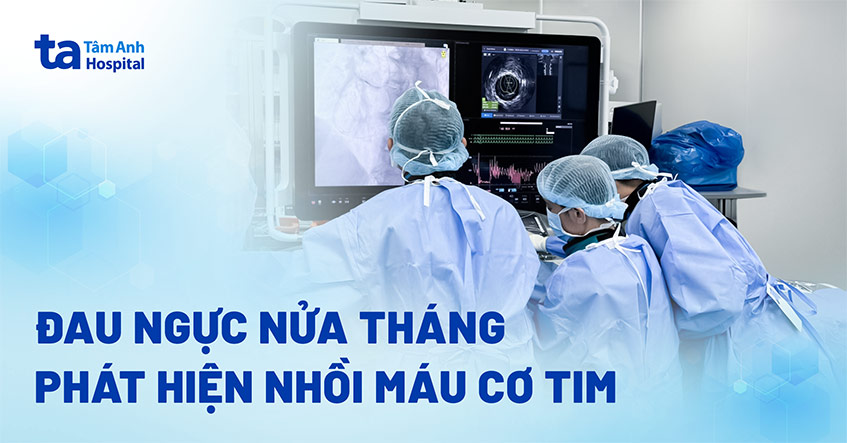 Suy tim sau nửa tháng đau ngực