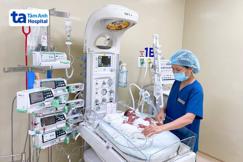 Trung tâm Sơ sinh được trang bị trang thiết bị hiện đại