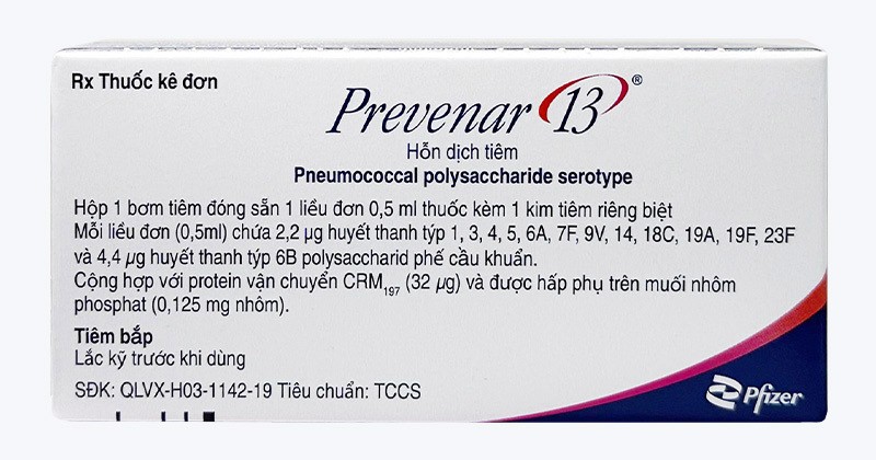 vắc xin phế cầu 13 prevenar