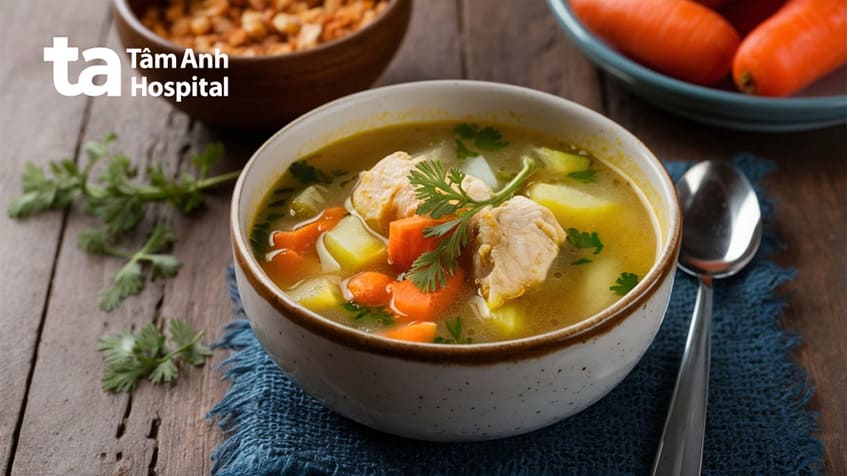 Ăn uống đủ dinh dưỡng tránh đồ chiên xào, rượu bia và thuốc lá