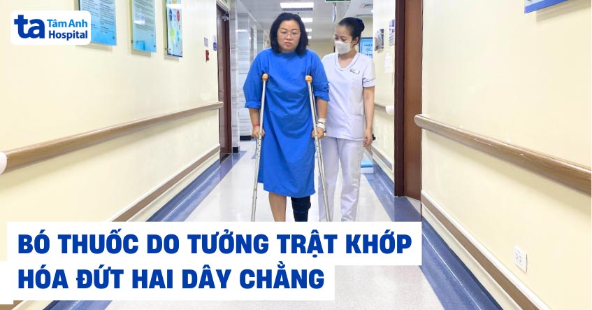 bó thuốc do tưởng trật khớp