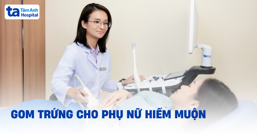 Canh trứng, hứng noãn cho phụ nữ hiếm muộn