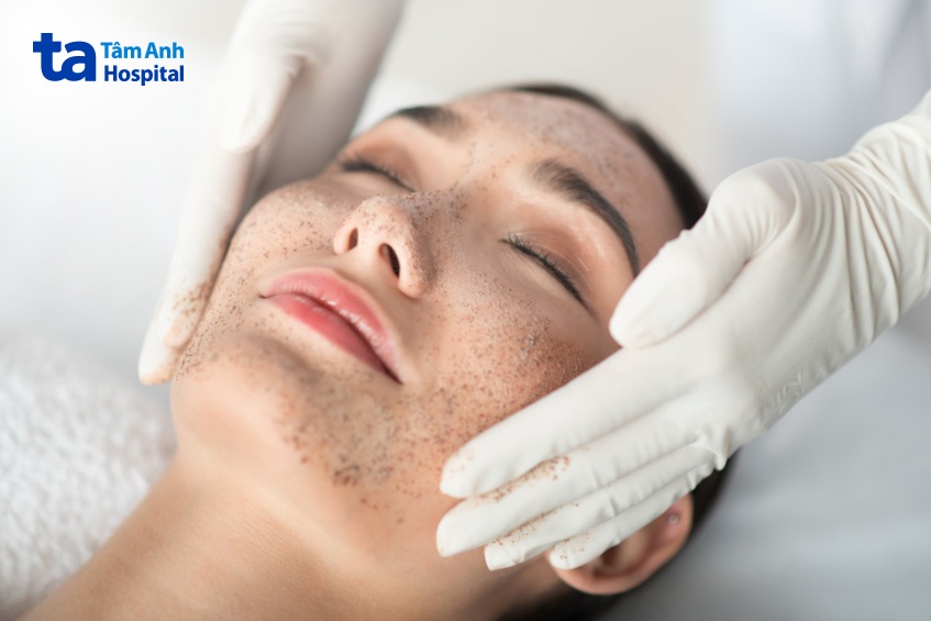 da không được tẩy tế bào chết