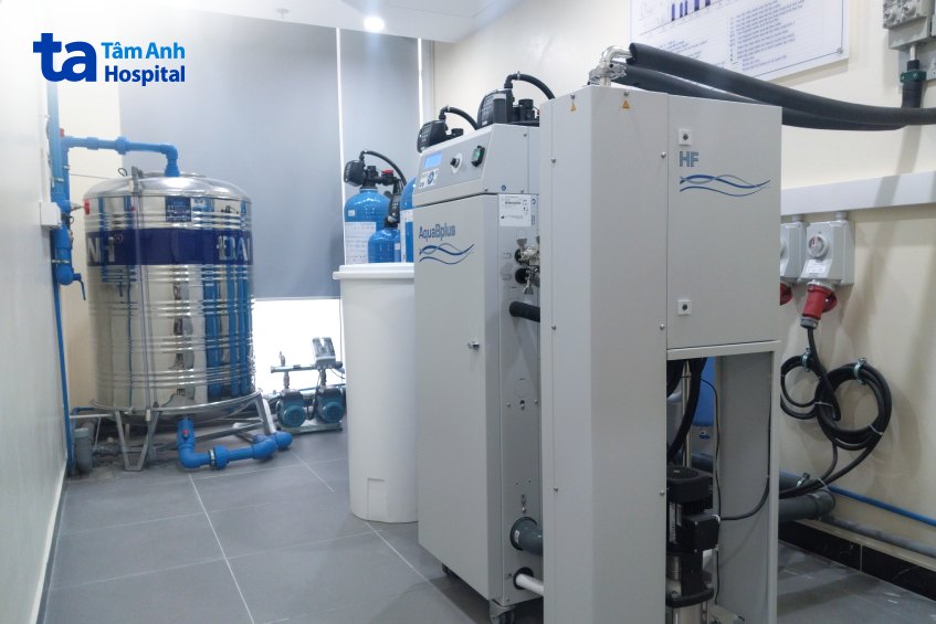 hệ thống máy lọc nước ro tại bvdk tâm anh
