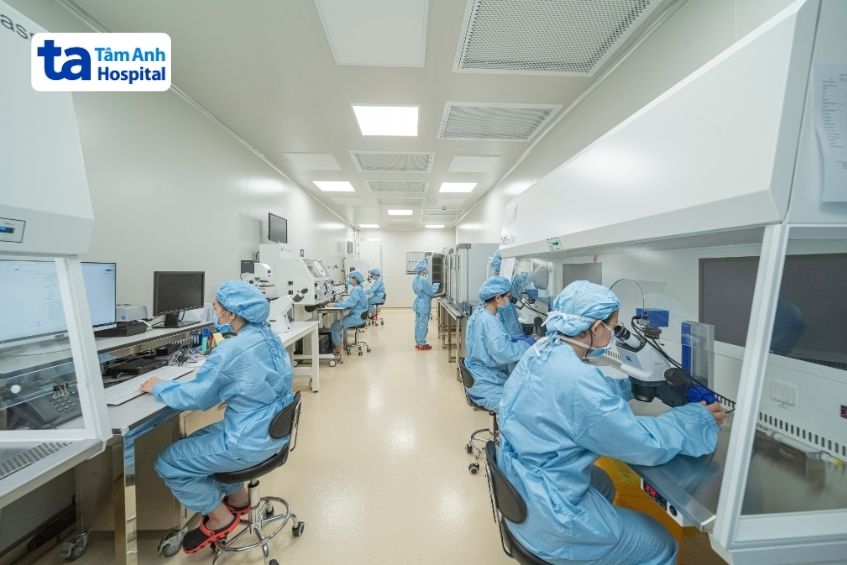 Hệ thống phòng lab-in-lab đạt chuẩn tại IVFTA