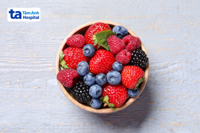 những loại trái cây tốt cho tim mạch, các loại quả mọng