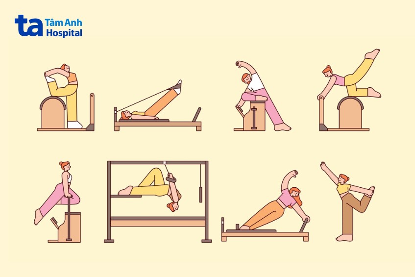 pilates hỗ trợ giảm mỡ bụng