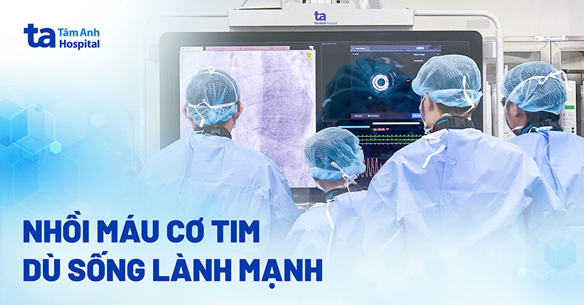 Sống lành mạnh vẫn nhồi máu cơ tim