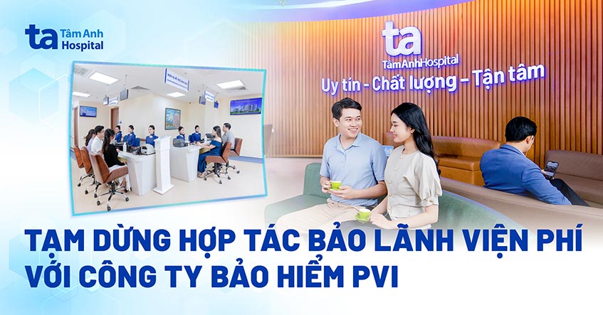 Thông báo tạm dừng hợp tác Bảo lãnh viện phí với Công ty Bảo hiểm PVI