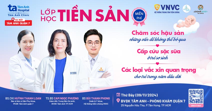 Lớp học tiền sản 03, 9h00 – 11h00 Thứ 7 (09/11/2024)