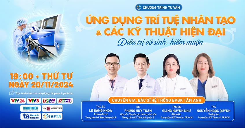 Ứng dụng trí tuệ nhân tạo & kỹ thuật hiện đại điều trị vô sinh, hiếm muộn