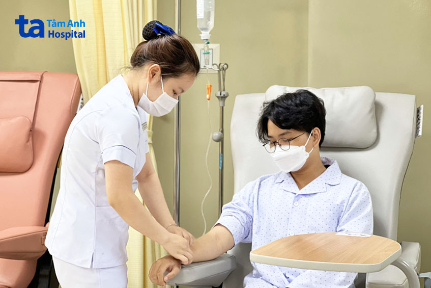 Điều trị bệnh ung thư phổi tại BVĐK Tâm Anh