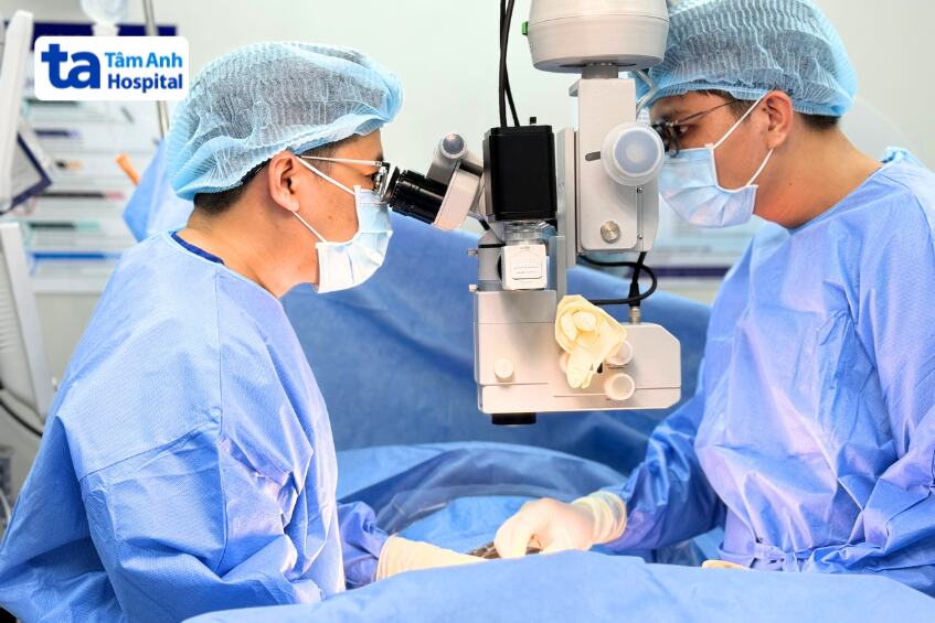 vi phẫu tinh hoàn tìm tinh trùng