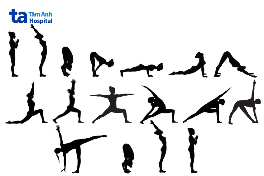 vinsaga yoga tư thế đứng