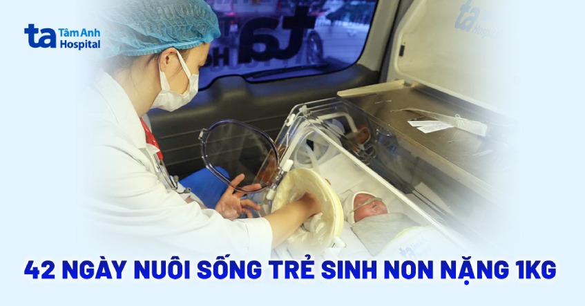 42 ngày ấp kangaroo cho bé sinh non có các cơn ngừng thở nặng