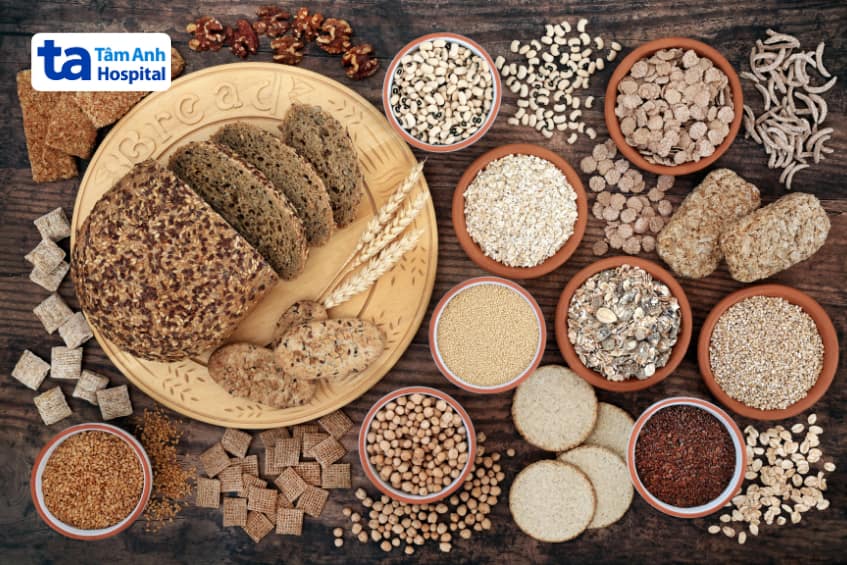 ăn gì trị táo bón, ngũ cốc nguyên hạt