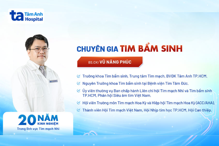 BS.CKI Vũ Năng Phúc - Trưởng khoa Tim bẩm sinh
